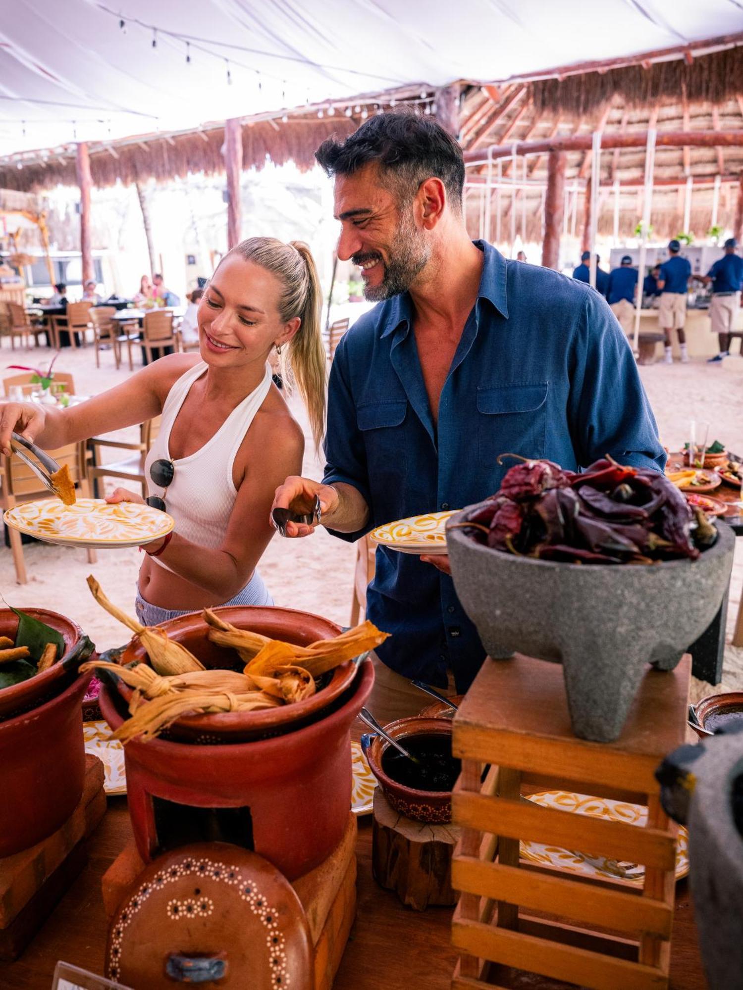 El Dorado Casitas Royale Catamaran, Cenote & More Inclusive (Adults Only) Puerto Morelos Buitenkant foto